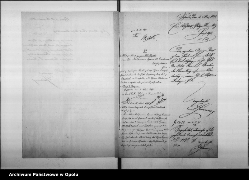 Obraz 16 z jednostki "Acta des Magistrats zu Oppeln betreffend den Wein- u.[nd] Bier-Ausschank im Siwinna