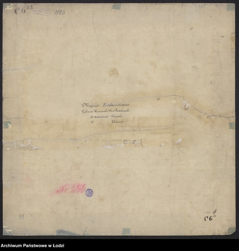 Obraz 4 z jednostki "Pieroworys Urządzenia Majoratu Radziechowice składający się z folwarków Radziechowice i Dąbrówka, Kolonii Radziechowice Brodowe i Dąbrowka, osady Czerkowizna, młyna Klekot oraz lasów przyległych ..."