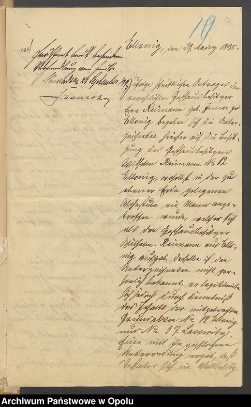 image.from.unit.number "Testament des Gasthausbesitzers Wilhelm Reimann zu Elsnig"