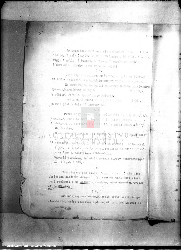 Obraz 9 z jednostki "/Sprawa przewłaszczenia na rzecz Tomaszewskiego nieruchomości w Szerokim Kamieniu powiecie szubińskiego"