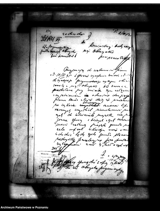 Obraz 17 z jednostki "Majątek Obrzycko powiatu szamotulskiego przymusowy wykup"