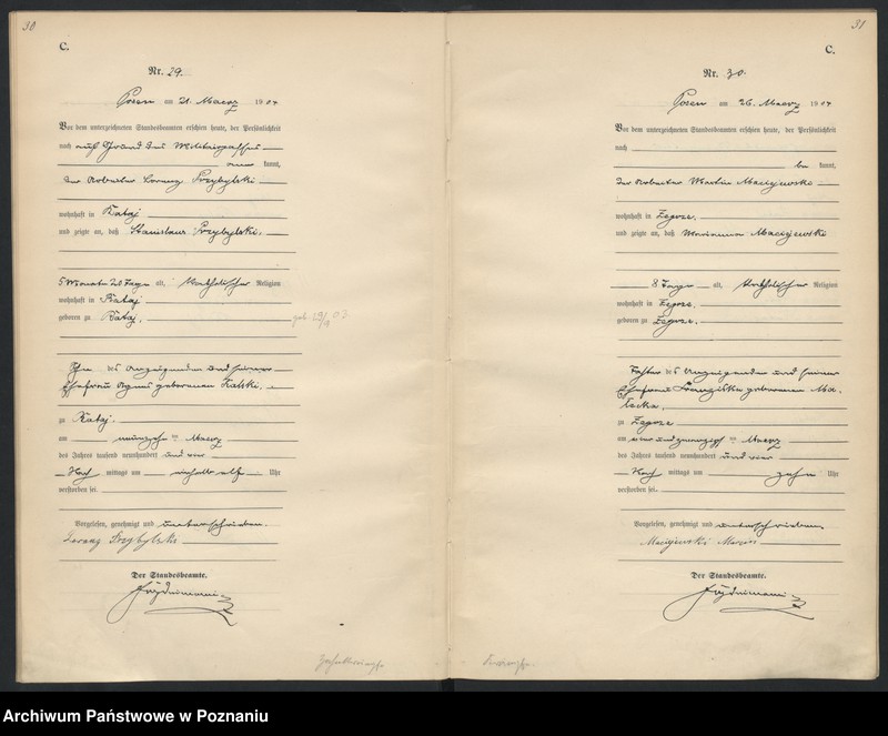 Obraz 18 z jednostki "Księga miejscowa zgonów"