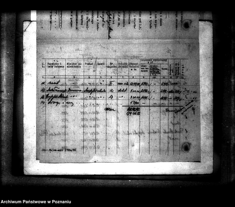 Obraz 19 z jednostki "Operat szacunkowy parcelowanego majątku Gorzyń powiatu międzychodzkiego"