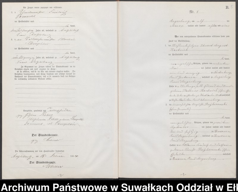 image.from.unit.number "Heiraths-Neben-Register des Preussischen Standes-Amtes Angerburg Kreis Angerburg"