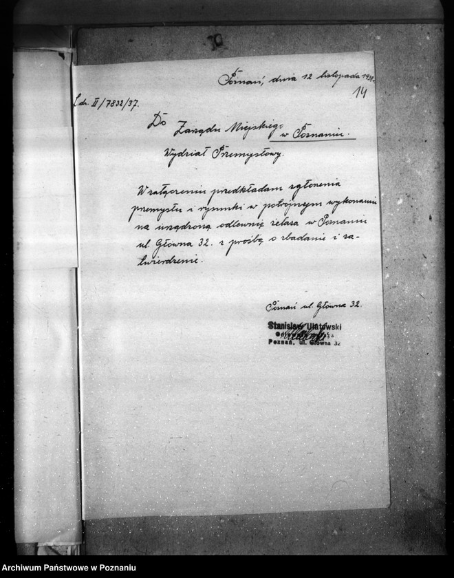 Obraz 19 z jednostki "Projekt urządzania odlewni /kopulakowej/ żelaza przy ul. Głównej 32 St. Ulatowskiego"