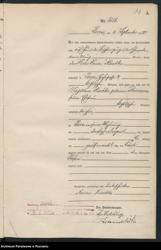 Obraz 14 z jednostki "Księga miejscowa urodzeń"