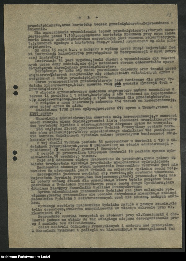 Obraz 13 z jednostki "Sprawozdania Wydziału [z działalności]"