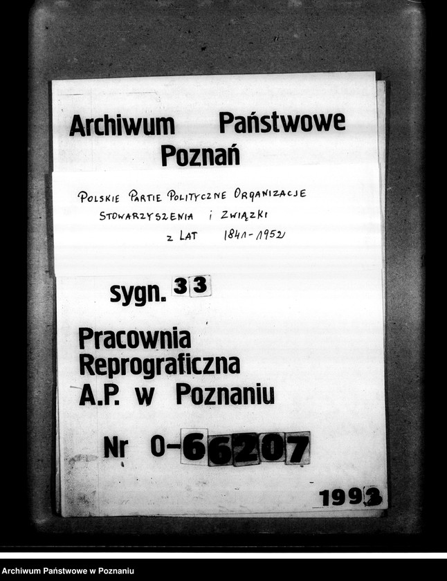 Obraz 1 z jednostki "Statut, instrukcje, regulaminy Stronnictwa Narodowego, okólniki i regulaminy Zarządu Grodzkiego oraz protokoły z zebrań kół - Zarys organizacji kierownictwa Koła Stronnictwa Narodowego sprawozdania z działalności"