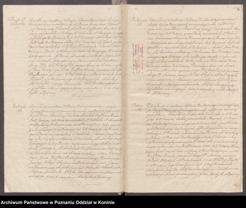 Obraz 11 z jednostki "Księga akt urodzeń, małżeństw, zgonów za 1918 rok"