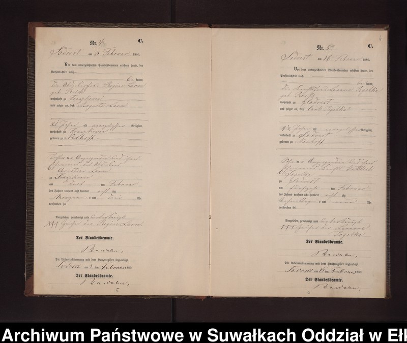 image.from.unit.number "Sterbe-Neben-Register des Preussischen Standes-Amtes Neuhoff Kreis Loetzen"