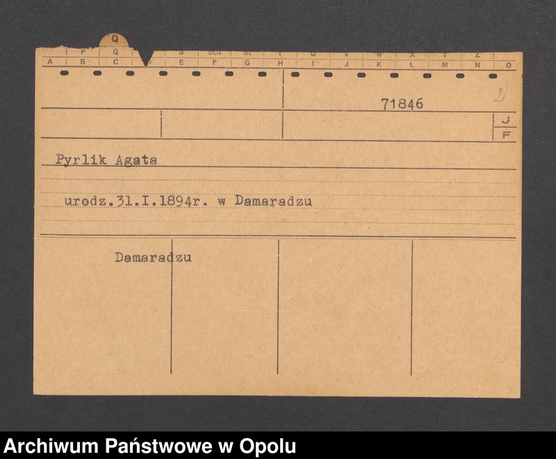 Obraz 4 z jednostki "[Lachnik Marie, ur. 16.07.1903 r., zam. Vogsdorf]"