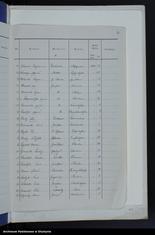 image.from.unit.number "Sterbe-Neben-Register Nr 1 - 61"