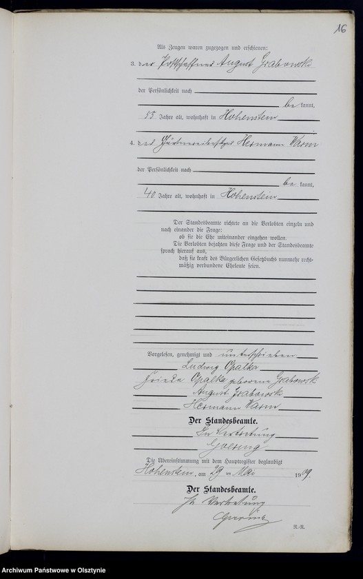 image.from.unit.number "Heirats-Neben-Register Nr 1 - 19"