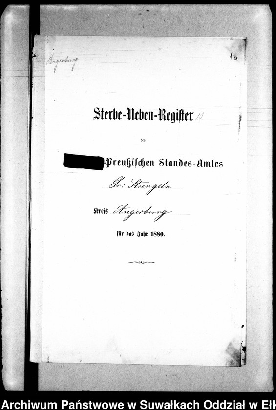 image.from.unit.number "Sterbe-Neben-Register des Preussischen Standes-Amtes Gr. Strengeln Kreis Angerburg"