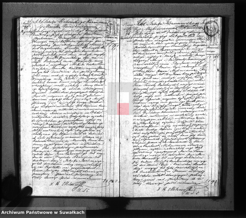 image.from.unit.number "Akta zaślubionych gminy wiżańskiey obwodu seyneńskiego, w województwie augustowskim od dnia 1-go stycznia do dnia ostatniego grudnia 1823 roku"