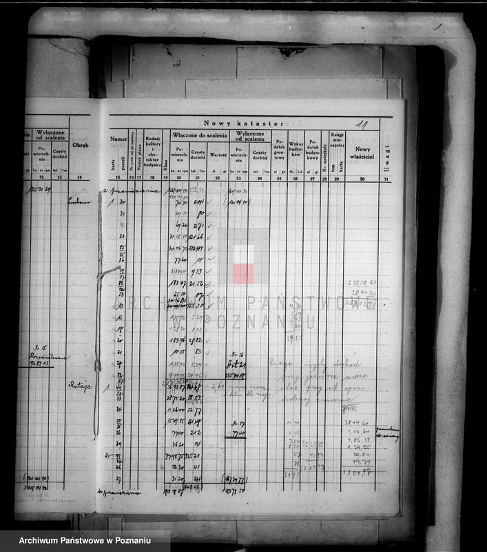 Obraz 15 z jednostki "Ogólne zestawienie powierzchni majątku Łobżenice powiatu wyrzyskiego"
