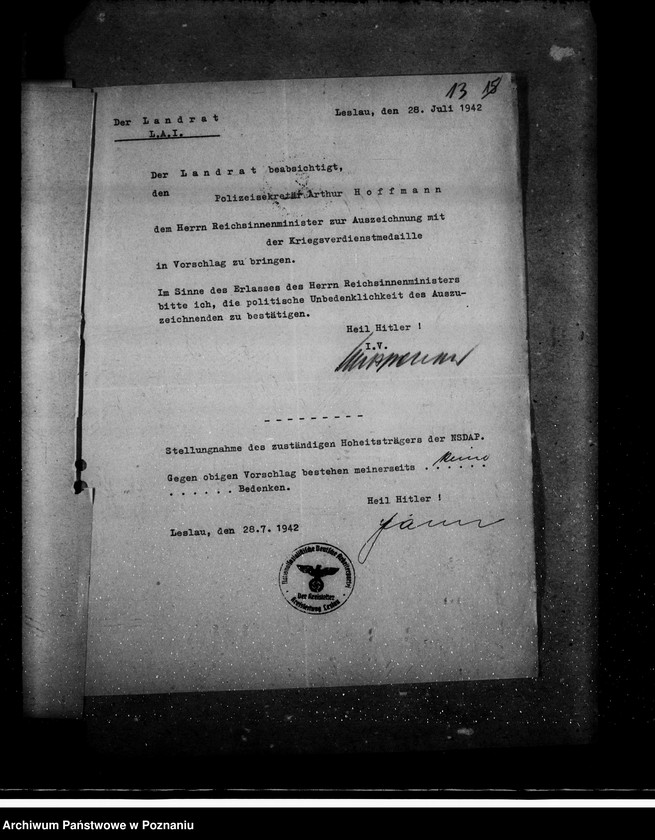 Obraz 17 z jednostki "Kriegsverdienskreuze- öffentlicher Dienst"