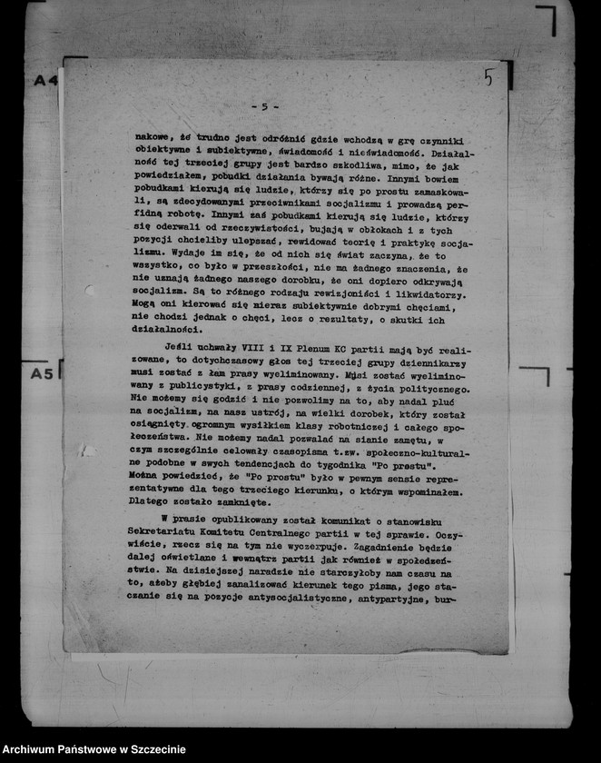 image.from.unit.number "Fragmenty przemówienia Władysława Gomułki na naradzie z dziennikarzami"