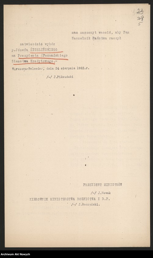 image.from.unit.number "Nominacje i dymisje w Urzędzie Zagospodarowania Odłogów; Państwowym Instytucie Gospodarstwa Wiejskiego; Poznańskim Ziemstwie Kredytowym; Głównym Urzędzie Ziemskim"