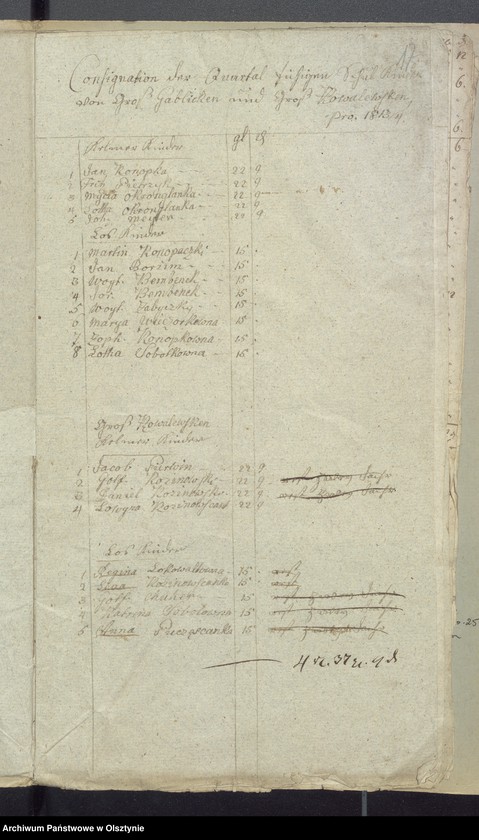 image.from.unit.number "Schul-Cassen Rechnung des Kirchspiels Widminnen"