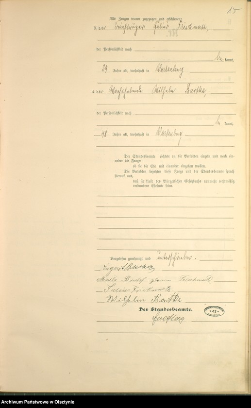 image.from.unit.number "Heiraths-Haupt-Register Nr 1 - 42"