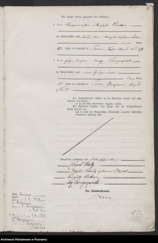 Obraz 4 z jednostki "Księga miejscowa małżeństw tom I [Rejestr główny małżeństw]"