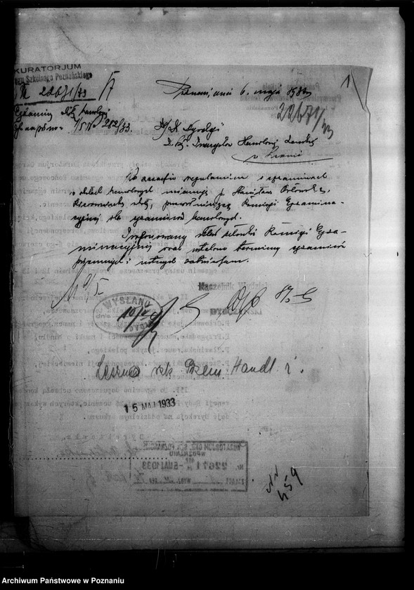 Obraz 5 z jednostki "Państwowa Szkoła Przemysłowo Handlowa Żeńska- Leszno [wykaz abiturientek]"