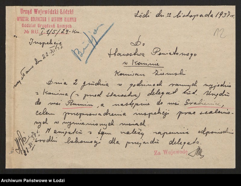 Obraz 14 z jednostki "Sprawa scalenia gruntów wsi Rumin - pow. koniński"