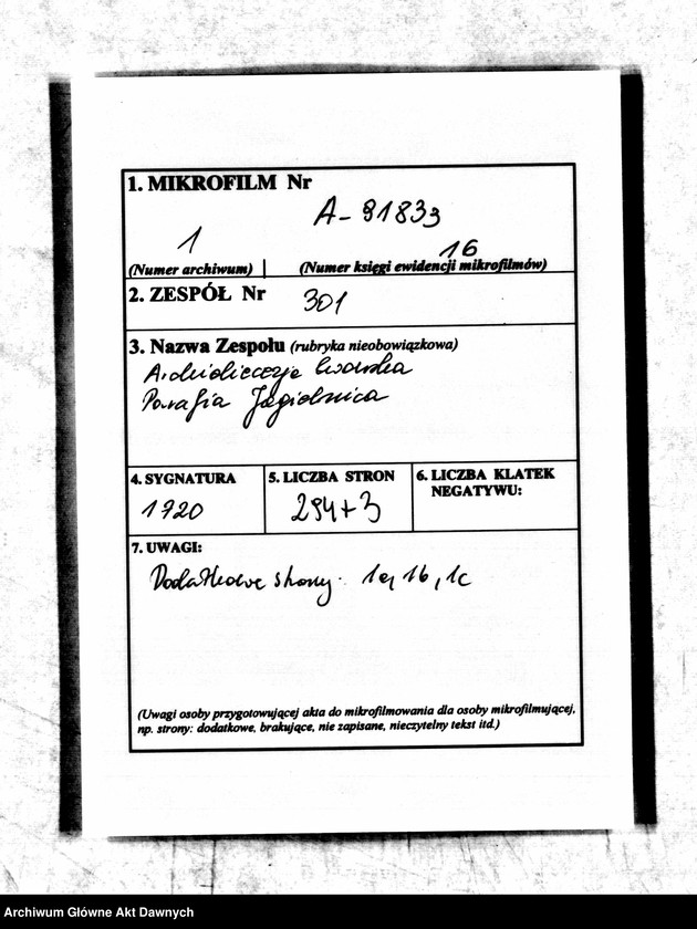 image.from.unit.number "Parafia: Jagielnica. Dekanat: Czortków. Księga metrykalna urodzeń 1784-1846, ślubów 1784-1905 i zgonów 1784 - 1885 tylko dla wsi Zabłotówka*."