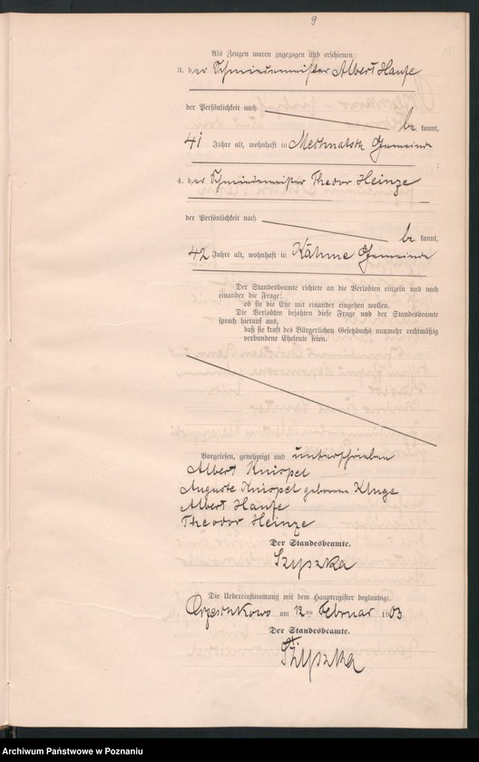 Obraz 11 z jednostki "Księga małżeństw"