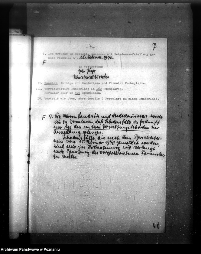 Obraz 11 z jednostki "Korespondencja w sprawie zarządzeń i ich przygotowania do publikacji w dzienniku urzędowym"