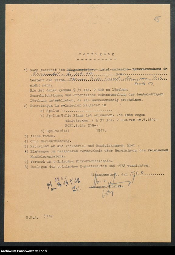 Obraz 17 z jednostki "Herman Teodor Kunert – skład obrazów i materiałów piśmiennych"