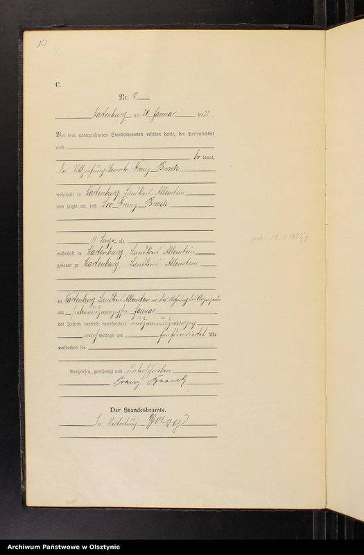 image.from.unit.number "Sterbe-Haupt-Register Nr 1 - 109"