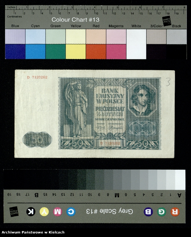 image.from.unit.number "Banknoty polskie z okresu II wojny światowej. Bony i bilety Polskiej Krajowej Kasy Pożyczkowej z okresu I wojny"