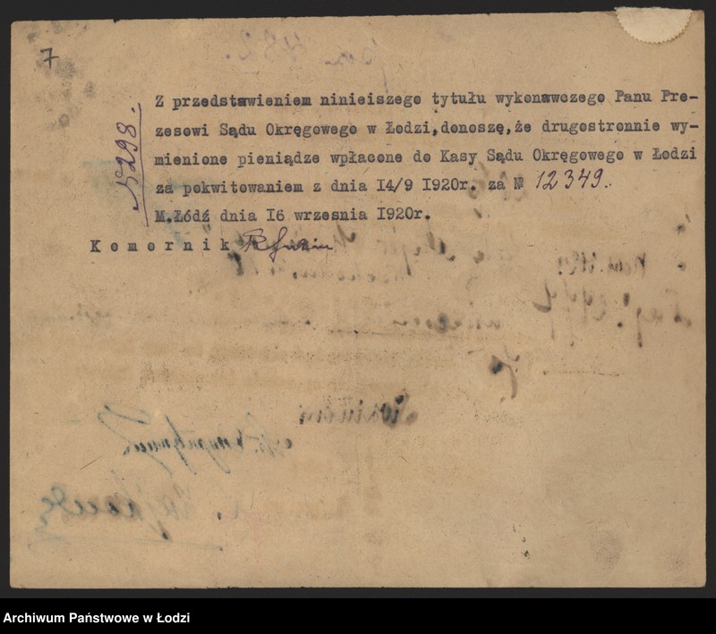 Obraz 9 z jednostki "Icek Maier Weinberg- cukiernia"