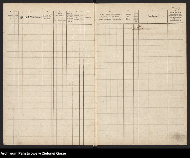 image.from.unit.number "Militair - Stammrolle von Kleindorf, Großdorf und Vorwerk Friedrichshof"