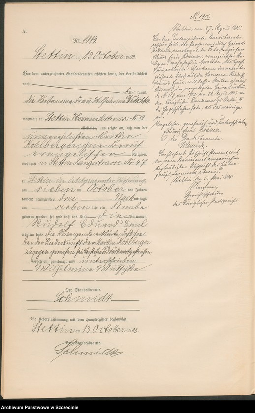 image.from.unit.number "Geburts-Register (Neben-Register) Band V"