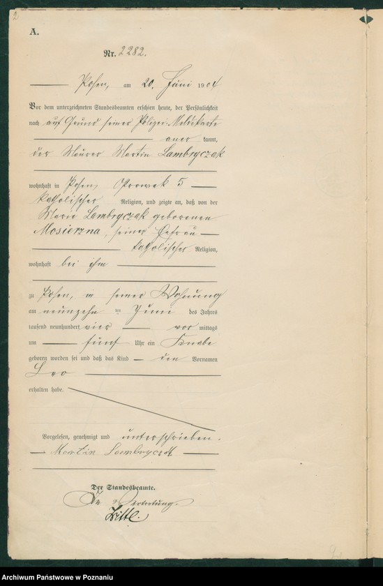 Obraz 3 z jednostki "Księga miejscowa urodzeń tom V"