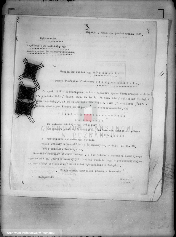 Obraz 8 z jednostki "/Stowarzyszenie Niemieckich Kobiet w Zbąszyniu/"