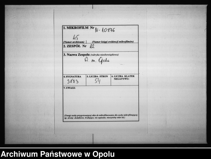 Obraz 2 z jednostki "Acta des Magistrats zu Oppeln betreffend die kleine Brücke im Wege nach dem Domainen Vorwerk Oberschale"