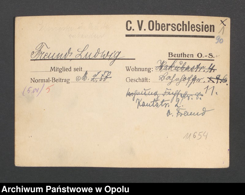 Obraz 3 z jednostki "[Freund Ludwig, Beuthen]"