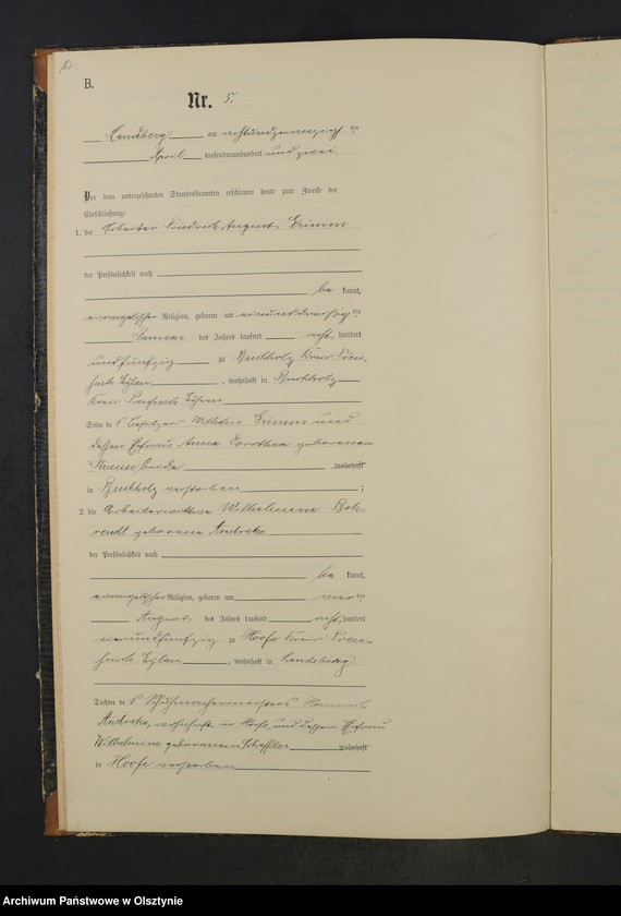 image.from.unit.number "Heiraths-Neben-Register Nr 1 - 18"