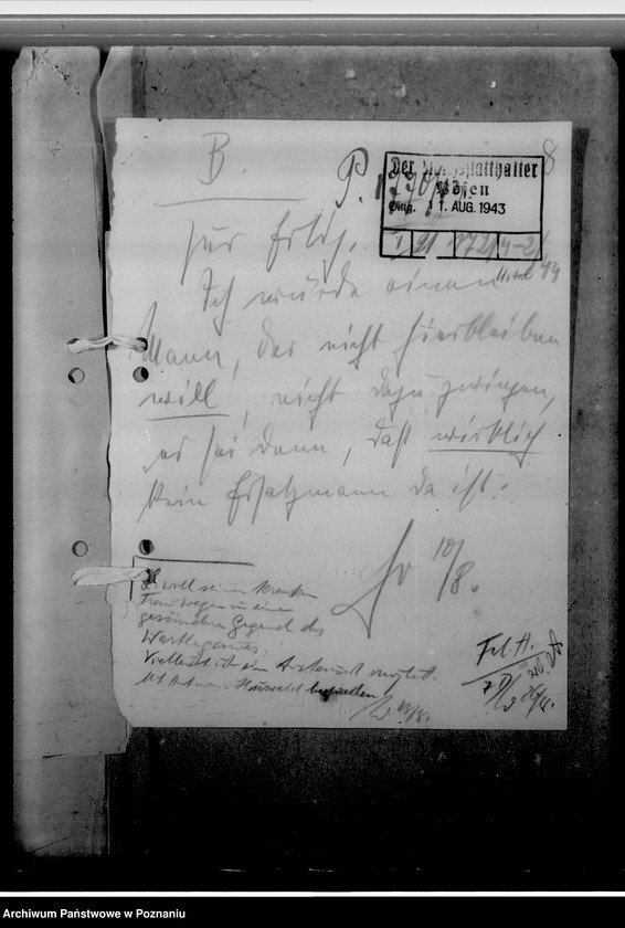 Obraz 13 z jednostki "Leibentragen, Fritz - Stadtobersekretär"