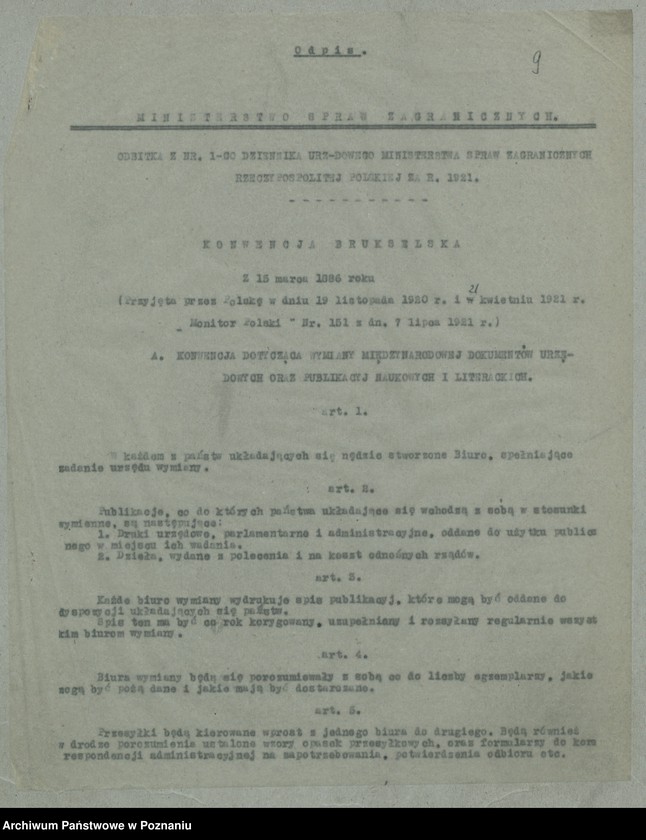 Obraz 11 z jednostki "[Korespondencja z różnymi departamentami i innymi ministerstwami]"