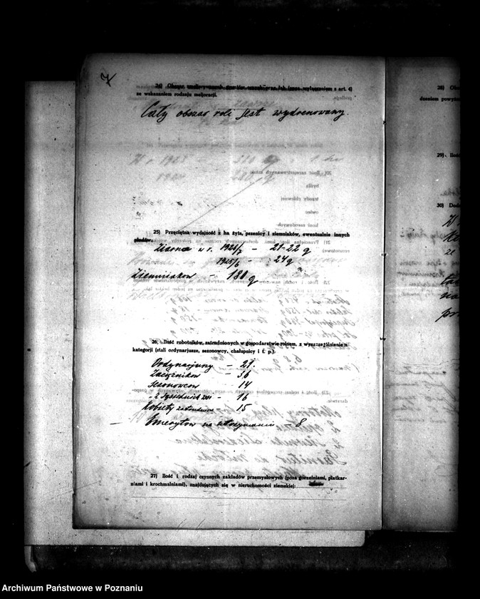 Obraz 11 z jednostki "Majątek Mierzejewo powiatu leszczyńskiego wyłączenie z art. 4/5 ustawy o reformie rolnej Alfred Ziółkowski"