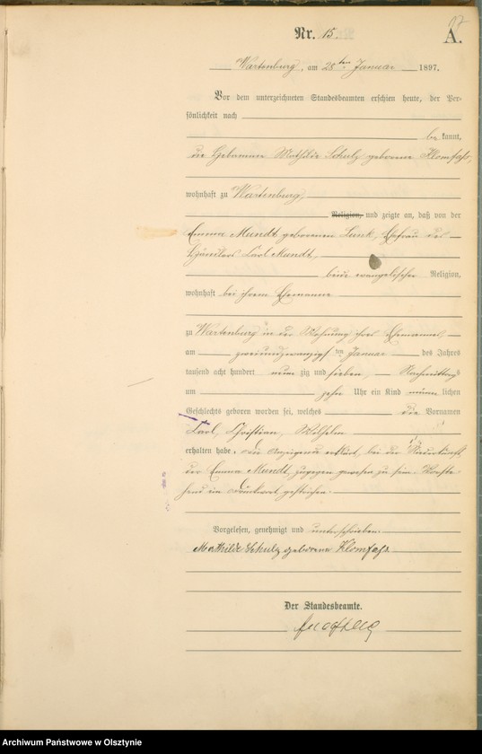 image.from.unit.number "Geburts-Haupt-Register Nr 1 - 194"