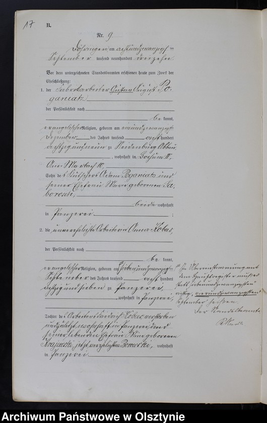 image.from.unit.number "Heirats-Neben-Register Nr 1-14"