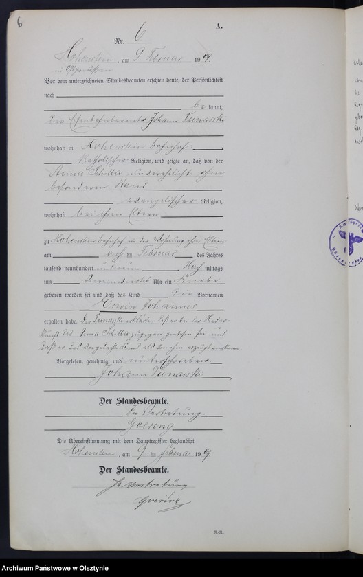 image.from.unit.number "Geburts-Neben-Register Nr 1 - 58"