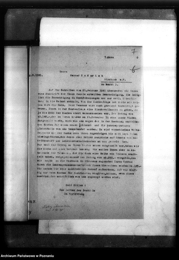 Obraz 11 z jednostki "Fritz Enderich aus Wollstein (Wolsztyn)"