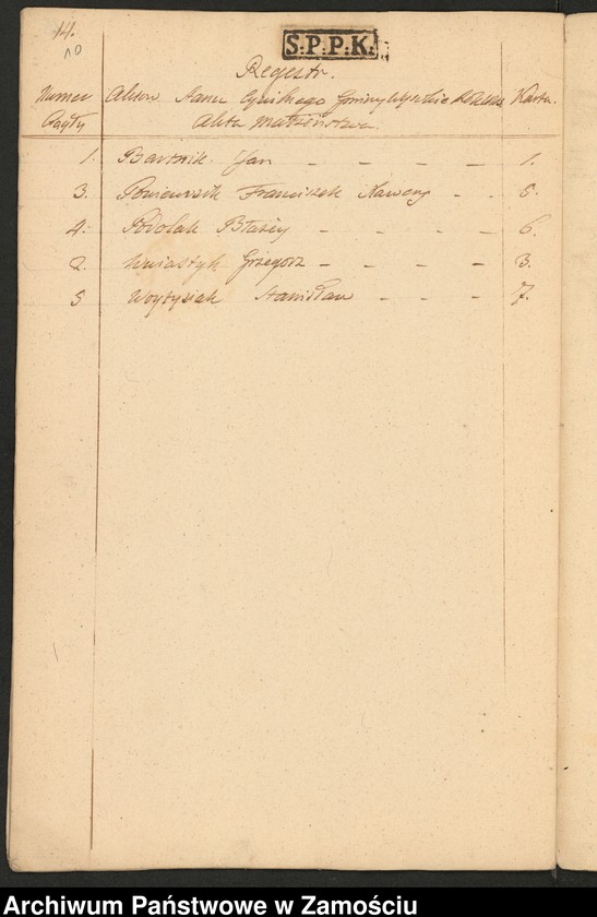 image.from.unit.number "Księga zapowiedzi i małżeństw"